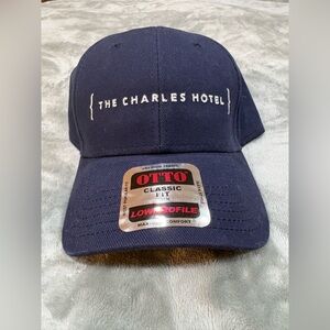 OTTO Navy Baseball Cap with White Embroidery - The Charles Hotel